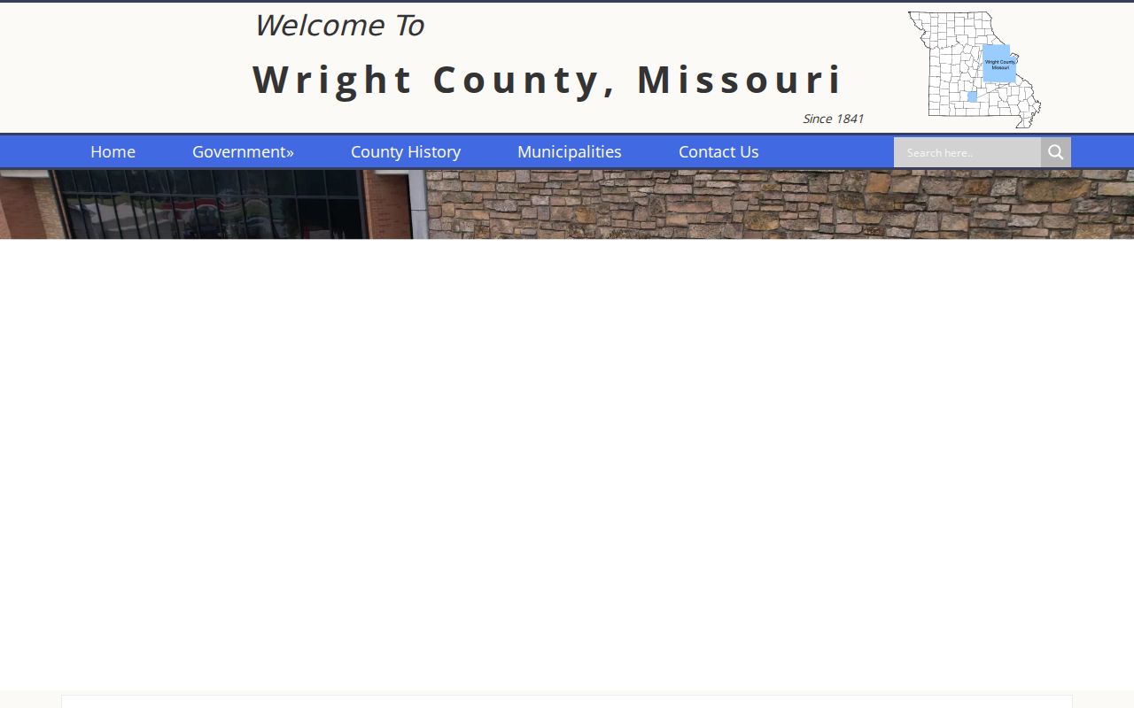 Official Wright County courthouse page for Hartville Court Square